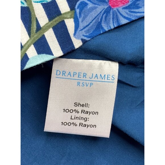 Draper James RSVP Womens Floral Striped Shift Dress Size S New Without Belt - Picture 8 of 10